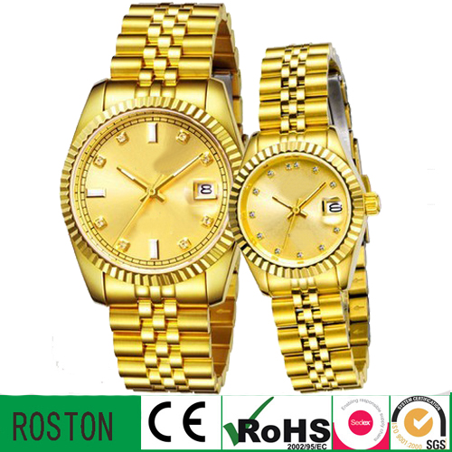 Top Quality Stainless Steel Men Fashion Gift Watch as Gift