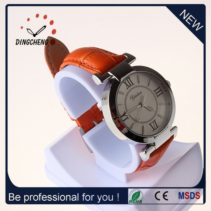 2016 High Quality Wristwatch Leather Bracelet Ladies Watch Quartz Watch (DC-1372)