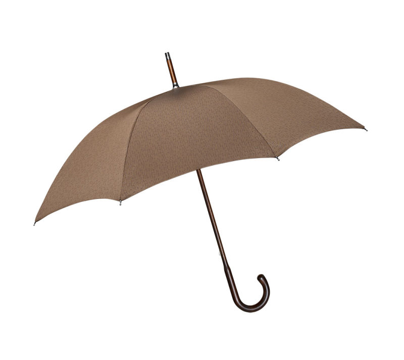 Manual Open Brown High Quality Straight Umbrella (BD-51)