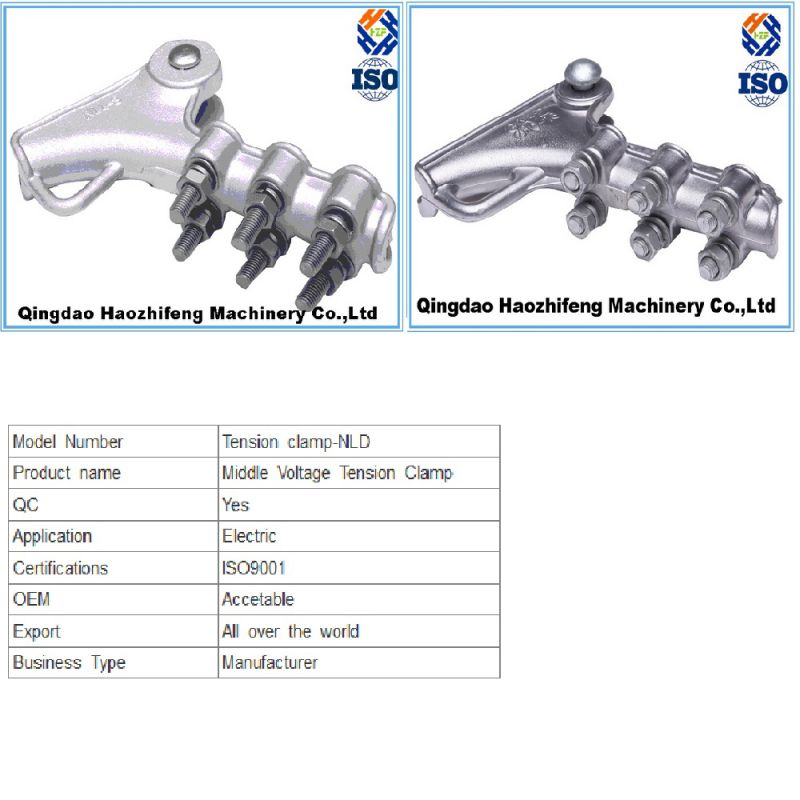 Die Casting Aluminum Straight Line Strain Clamp