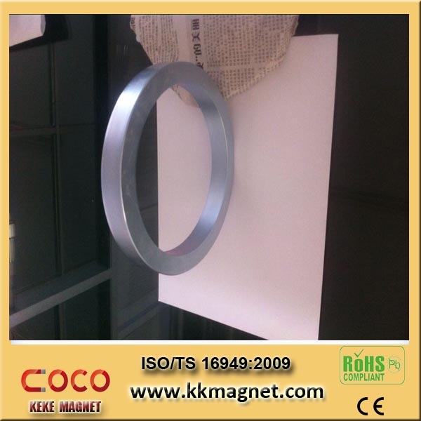 Ring Magnet with Big Hole, Permanent Magnet, Neodymium Magnet Wind Turbine N35, N38, N40, N42, N45, N48, N50, N52