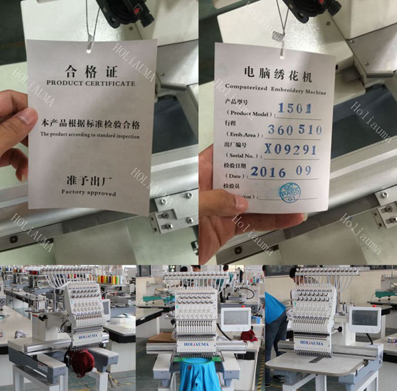 Best Quality Single Head High Speed 1200 Spm Embroidery Machine / Multi Function Embroidery Machine