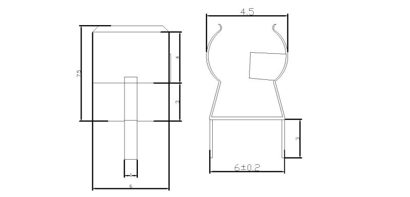 Fuse Clip for 5 X 20 mm Cartridge Fuse