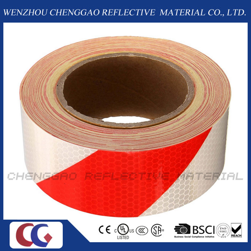 Black & Yellow Stripe Reflective Hazard Self Adhesive Tape (C3500-S)