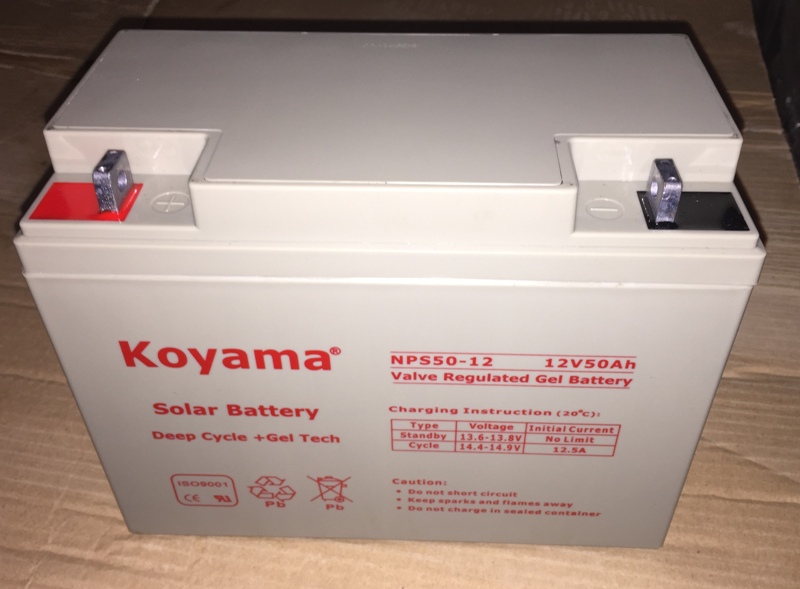 Cheap Price 12V 50ah Deep Cycle Gel Battery for Wind Power System