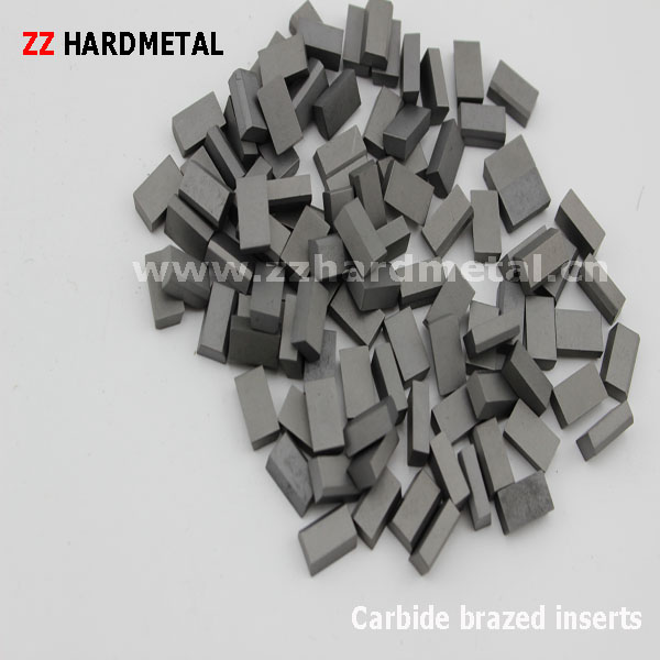 P30 K20 M20 Tungsten Caribde Brazed Insert Tips