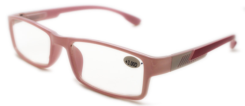 Unisex Plastic Reading Glasses with Spring Temple (WRP508323)