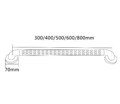 Toilet Safety Rails Nylon Aluminum Handicap Shower Grab Bar