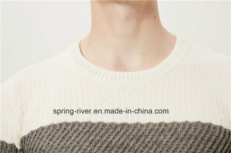 Wholesale Special Pattern Striped Men Sweater