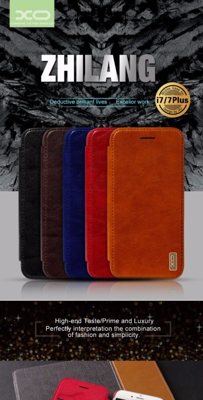 Flip PU Phone Bag Protective Leather Cover Case for iPhone 6/7 iPhone 6/7 Plus