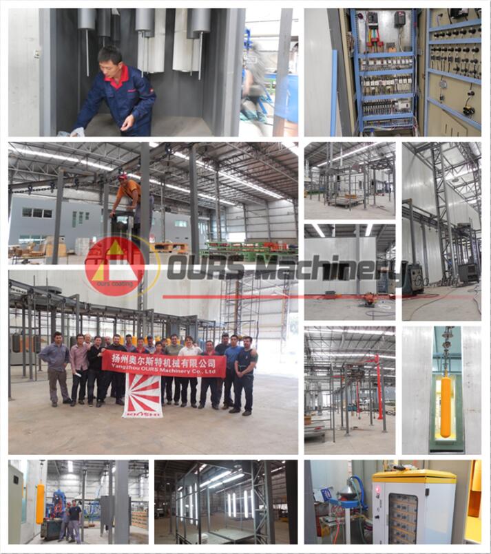 Fast Color Changing Powder Coating Line