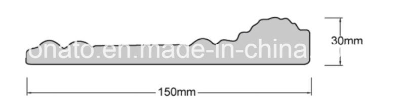 PS Modern Interior Ceiling Moulding Cornice (1536#)