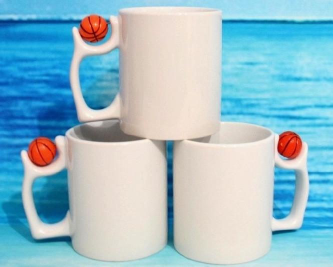 Cute Handle White Mug