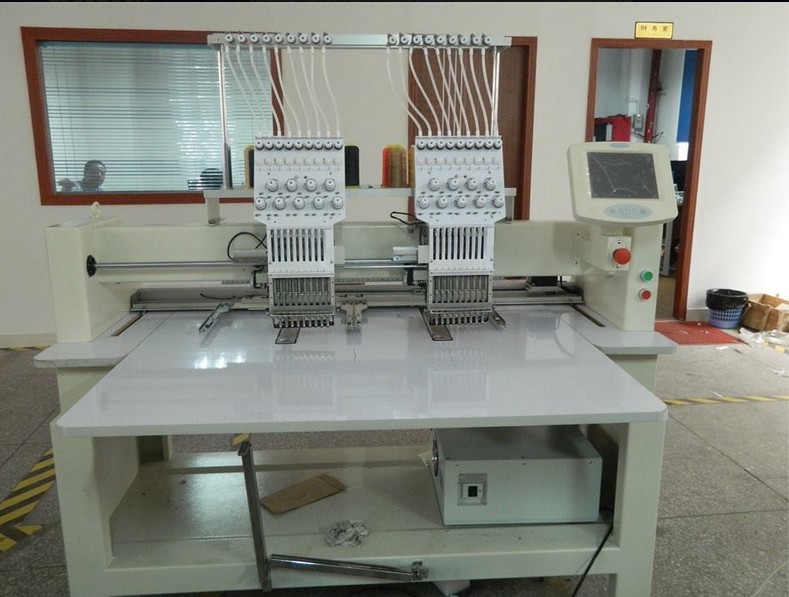 2 Heads Embroidery Machine Used Tajima Format