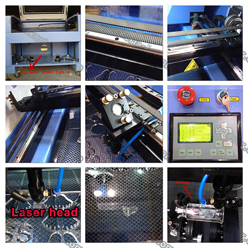 Ck604040W/60wplywood/Acrylic/Paper Small Laser Cutter