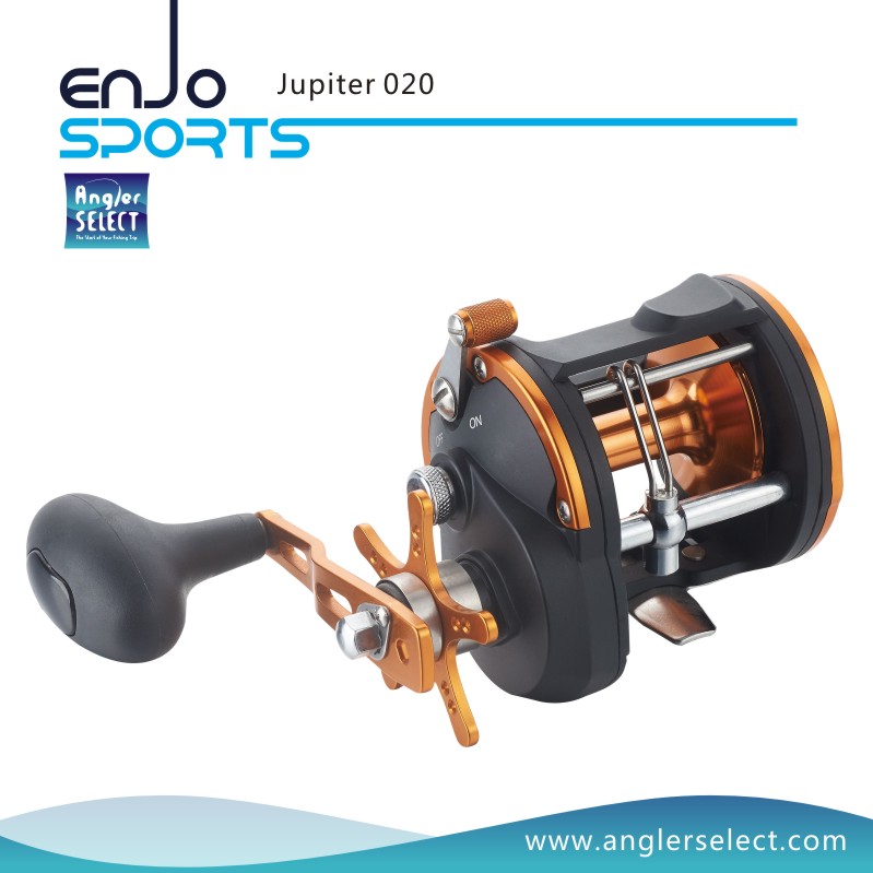 Angler Select Jupiter Sea Fishing Strong Graphite 3+1 Bearing Trolling Reel Fishing Reel (Jupiter 020)