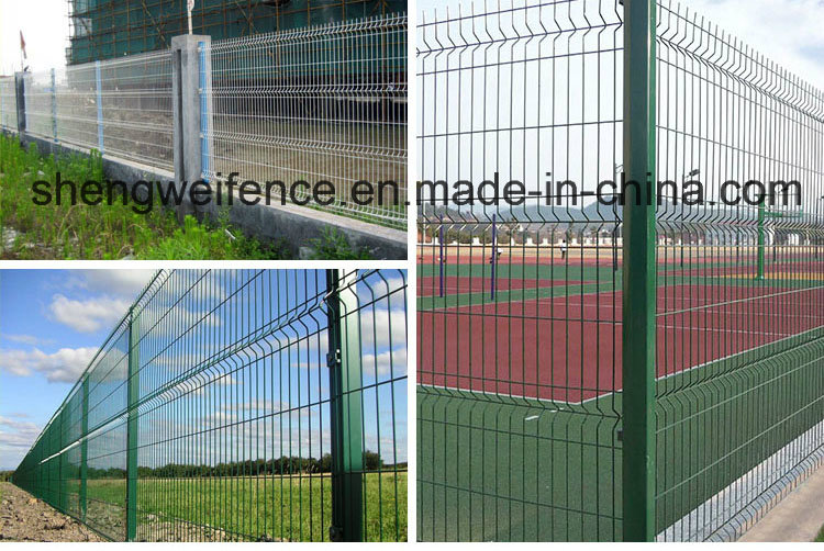 PVC Coated 3D Welded Garden Fence Panels