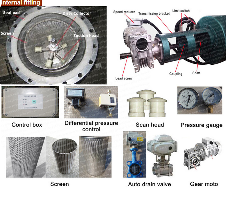 20-900t/H Automatic Screen Water Filter Machine