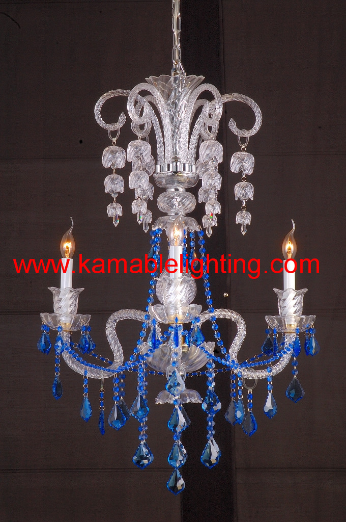 Indoor Decoration Glass Chandelier (8090-8L)