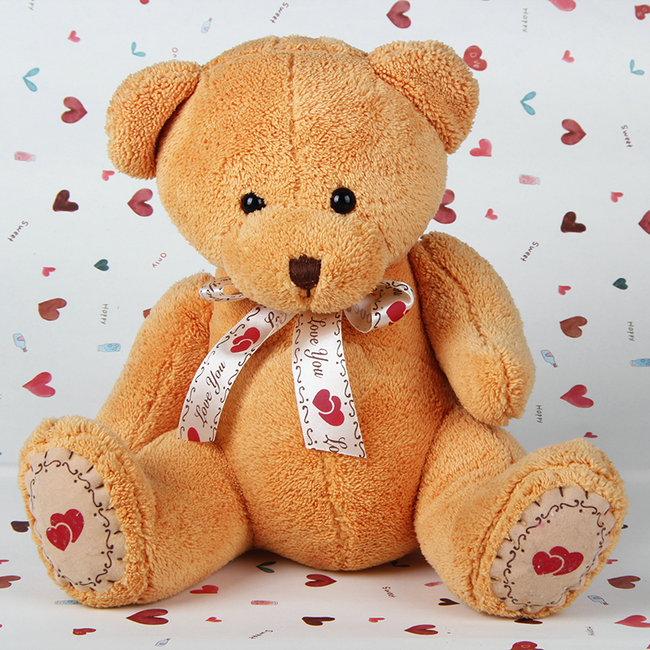 Cute Three Color Teddy Bear Plush Stuffed Animal Child Soft Toy