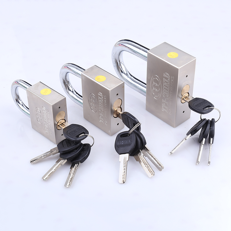 Top Security Nickel Plated Split Type Computer Key Iron Padlock