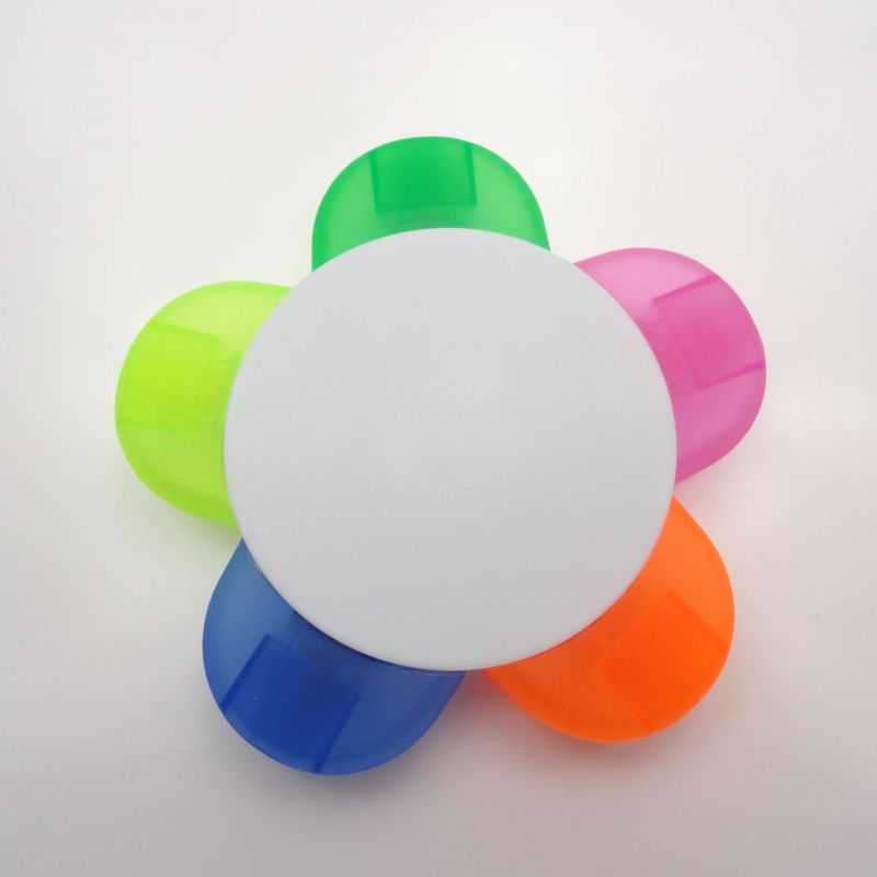 Promotional 5 In1 Flower Shape Highlighter