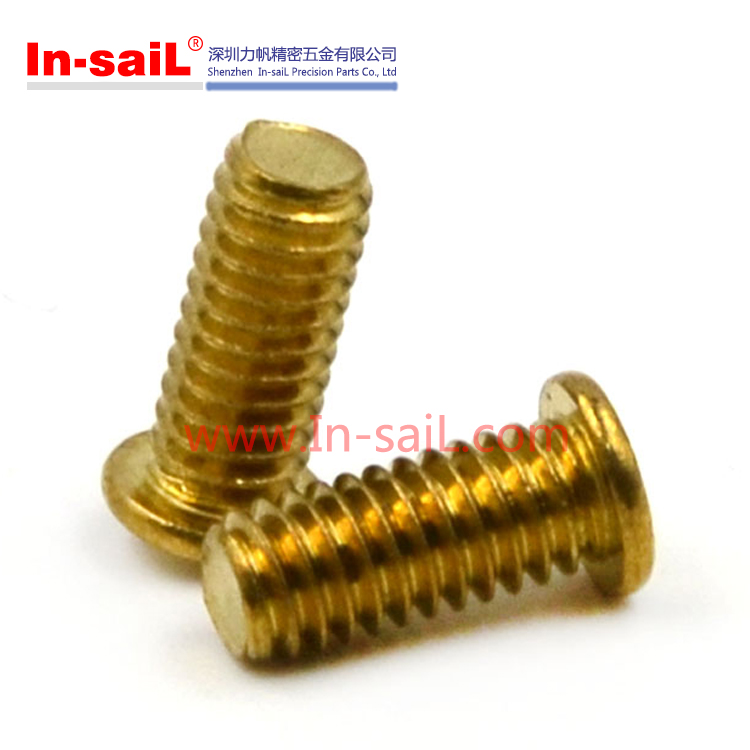 Brass Material Rivet Head Spot Welding Screw