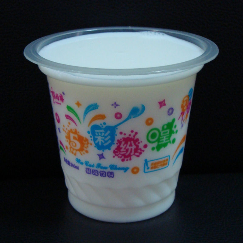 Colorful Plastic Cups with Lid