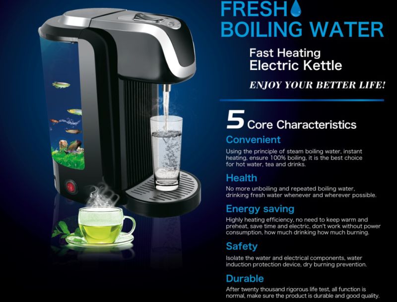 Home Appliance Portable Electric Instant Hot Water Kettle Sb-2205A