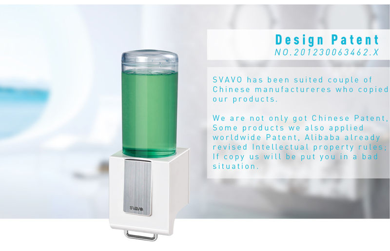 Svavo Vx686 Hotel Double Soap Dispenser, Shampoo Soap Dispenser, Shower Head Soap Dispenser