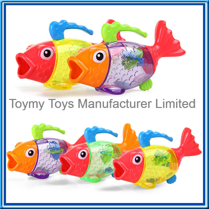 2016 Summer colorful Happy Fuuny Baby Fish Bath Toy