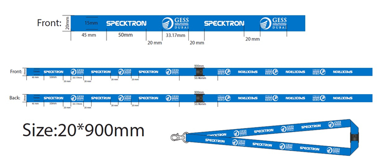 Retractable Badge Reels Custom Lanyards for ID