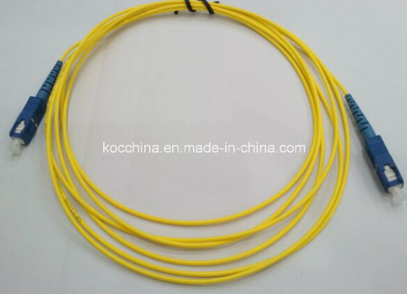 Sc-Sc Sm Sx 2.0mm G652D Fiber Optic Patch Cord