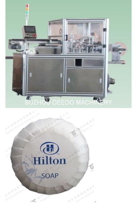 Automatic Round Hotel Pleating Soap Wrapping Machine