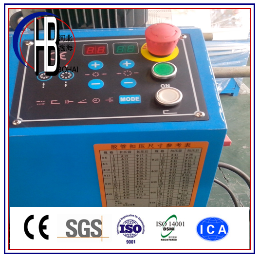 Ce Certified Dies Hydraulic Hose Crimping Machine with Quick Change Tool