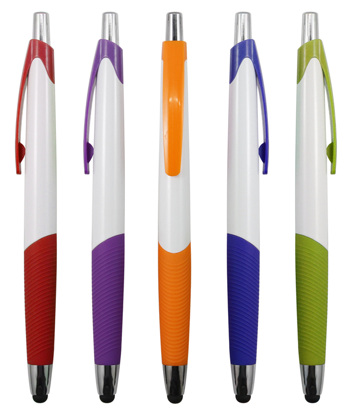 Promotional Plastic Ball Pen with Touch/Stylus (LT-C575)