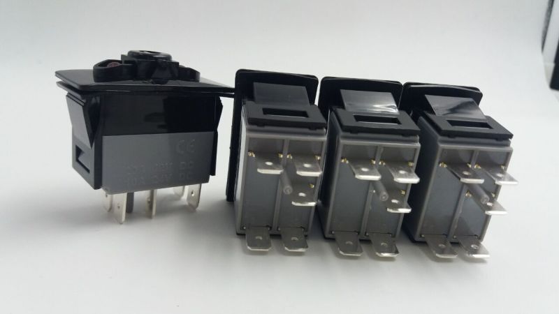 Electrical Rocker Switches with LED Lights and Waterproof