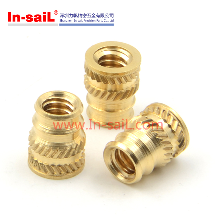 Ultrasonic Brass Threaded Inserts in Cell Phone Case Plastic Case