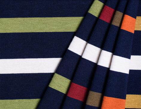 100% Cotton Yarn Dyed Strip Single Jersey