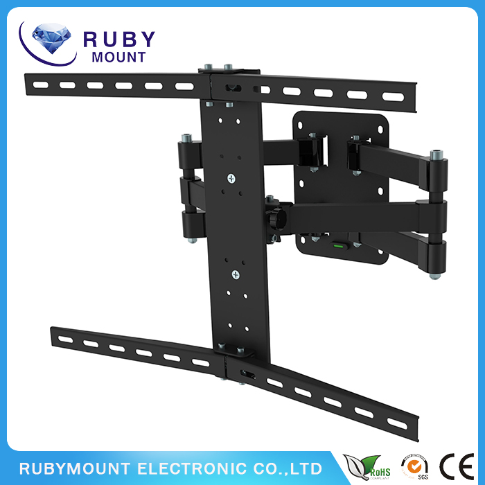 New Full Motion Corner Curved Flat Panel TV Wall Mount