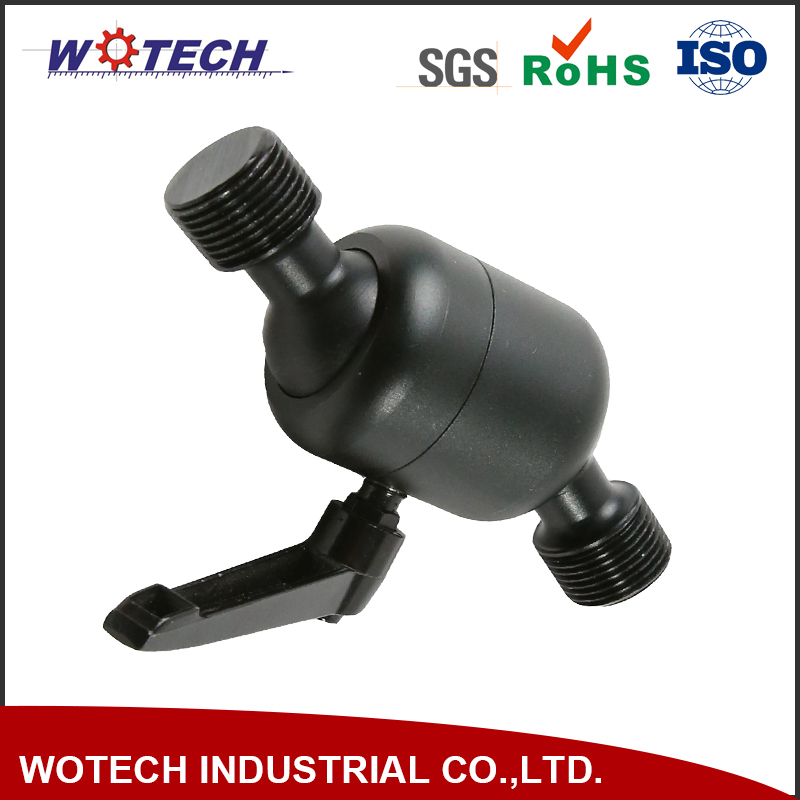 Black Anodized Aluminium Precision CNC Machining Turning Mechanical Part