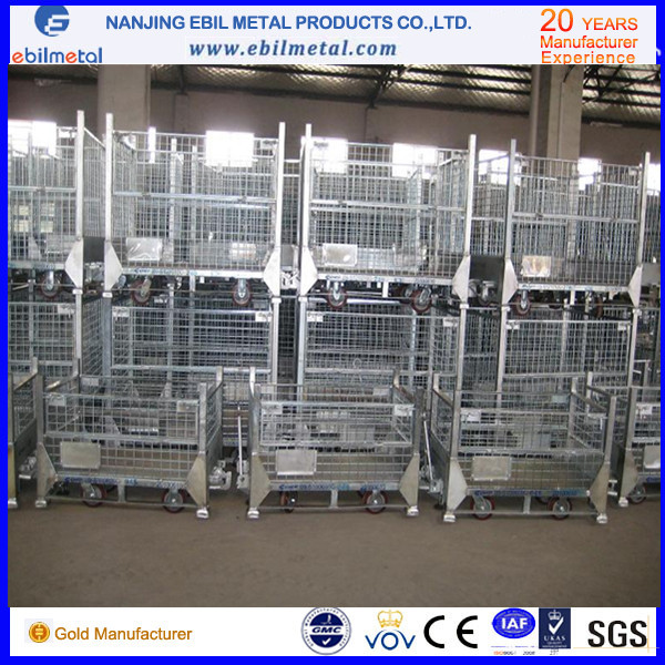 High Quality with CE Steel Foldable Wire Container /Box