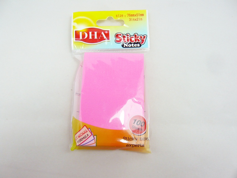 Promotional and High Quality Neon Sticky Notes