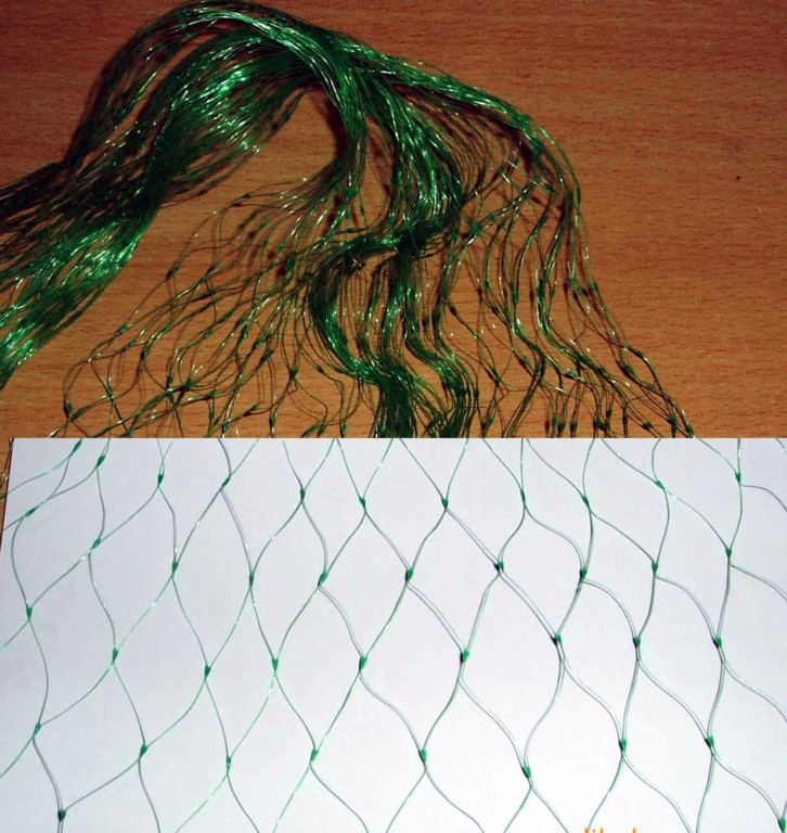 Extruded Green Bird Nets, 0.025$/Sqm