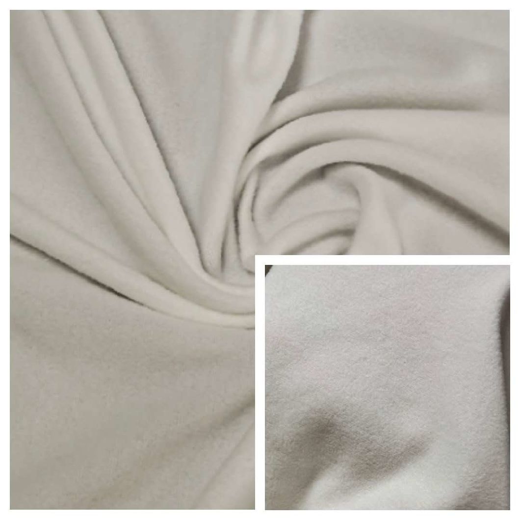 100% Polyester Supersoft Fleece 150d/288f Oneside Brush Oneside Cuted Fabric