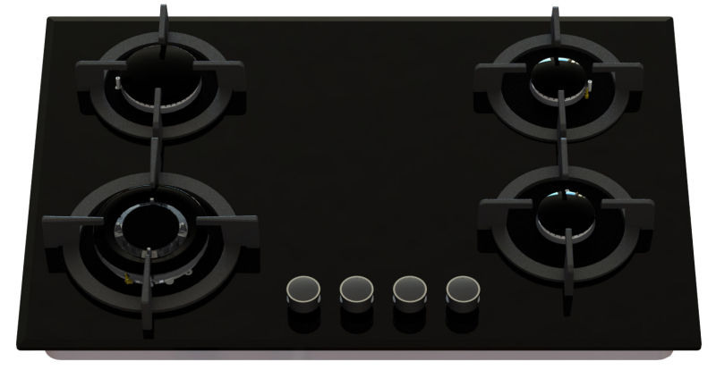 4 Burner Tempered Glass Gas Hob -Gna476