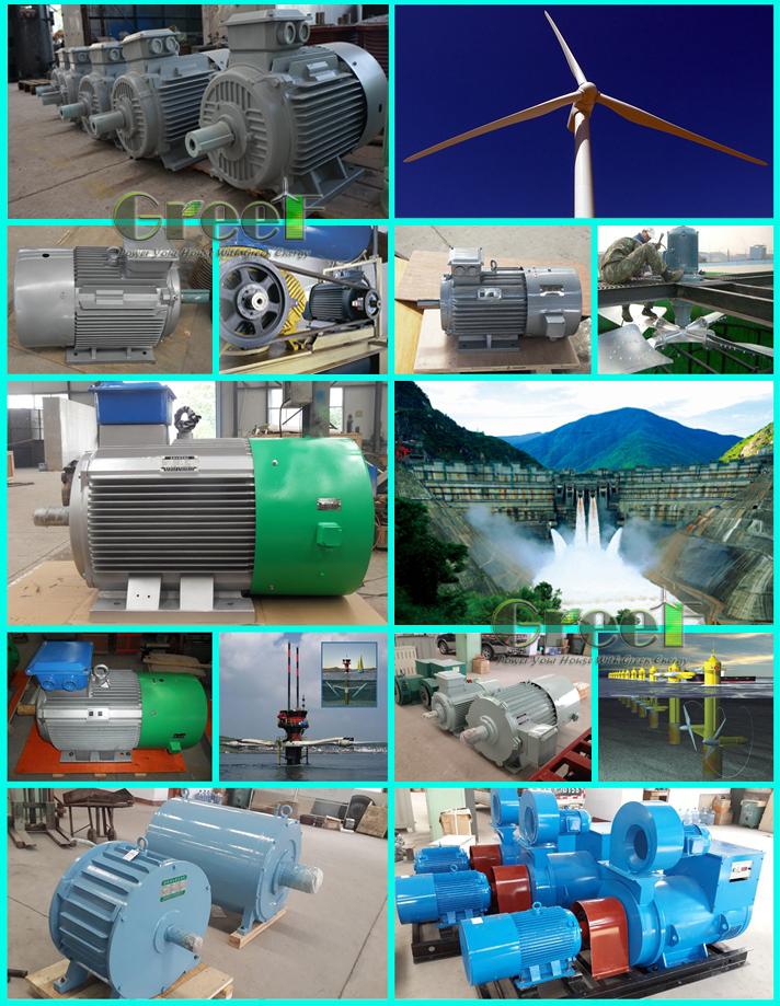 100kw Hydro Turbine with Low Rpm Permanent Magnet Generator