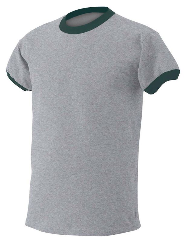 Bamboo Organic Cotton Composition Soft Men's Jersey Ringer T Shirt