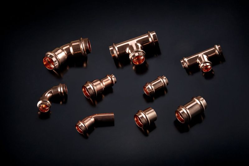 Copper Press Fittings for Drinking Water Systems