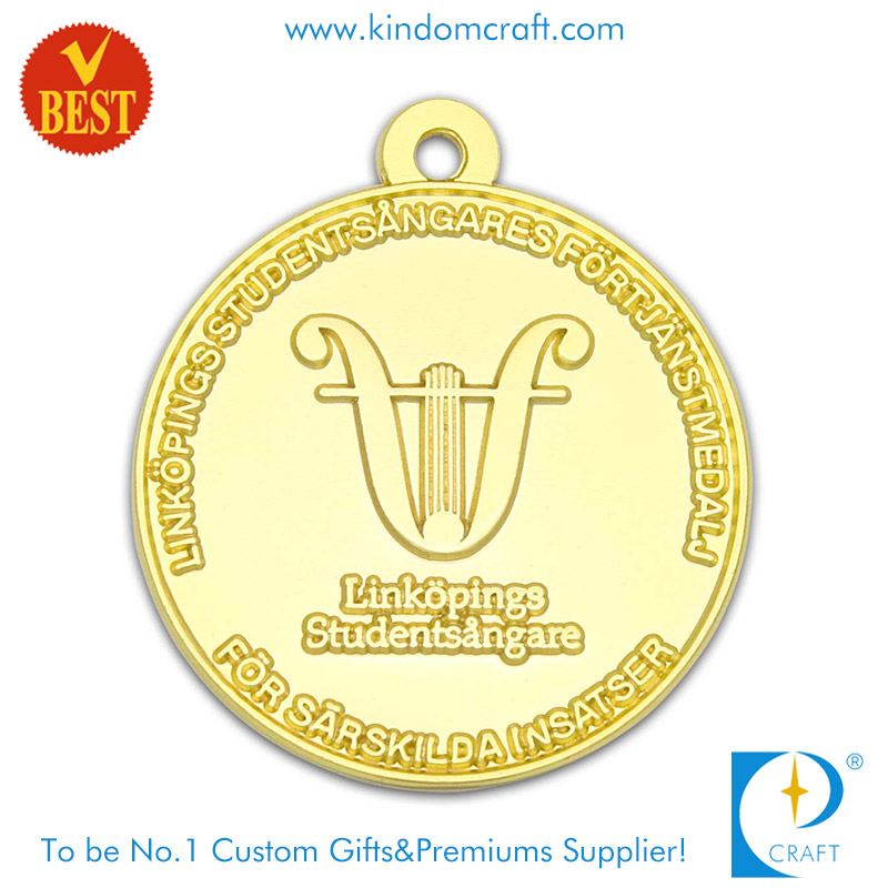 Profession Manufacture 3D Gold Plating School Sport Meeting Medal in Competitive Price